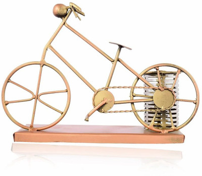 CHASINGCAMMEL 1 Compartments Metal Pen Stand(Golden)