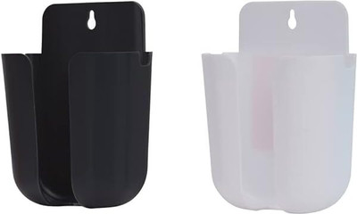 DIYAL ENTERPRISE 1 Compartments Plastic remote holder(black,white)