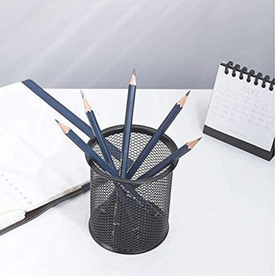 CROPSBERRY 1 Compartments Metal Desk Organizer(Black)
