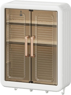Sorath Plastic Crockery Cabinet(Finish Color - White, DIY(Do-It-Yourself))