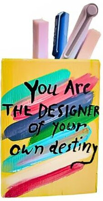 TheArtWell 0 Compartments MDF Desk organizer(Motivational Quotes (Multicolour))