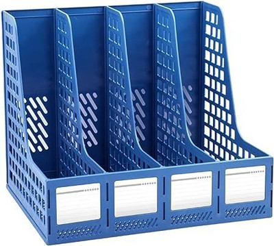 YCVARIYA 4 Compartments plastic 4 Compartments Plastic Organizer(Multicolor)