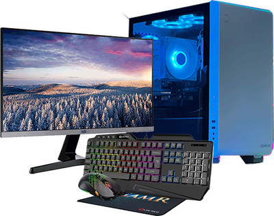 GRigs Core i5 (8th Gen) (16 GB / 512 GB / Windows 11) Assembled Desktop Computer(24 inch Display)