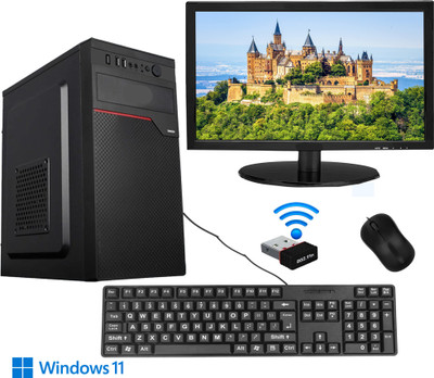 INTECHVISION Intel Core i3 (8 GB / 500 GB / Windows 10) Assembled Desktop Computer(19 inch Display)