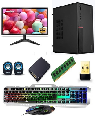 TCM FULL SETUP PC Core i5 (4th Gen) (16 GB / 512 GB / Windows 10) Assembled Desktop Computer(19 inch Display)