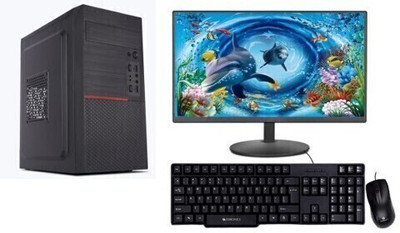 ZEBRONICS Intel Core i3 (8 GB / 500 GB / Windows 11) Assembled Desktop Computer(19 inch Display)