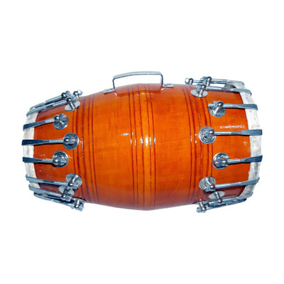 GT 5242562 Nut & Bolts Dholak(Orange)