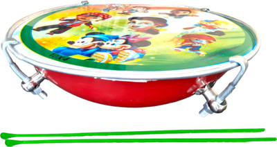 Mayur Musical Drum Toys for Kids in Toy Drum Musical Instruments Dholak for Kids(Multicolor)