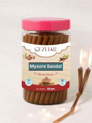 cezliar C M SANDAL DHOOP STICKS PRIMIUM AND PURE SANDAL SMELL (110GM,PACK OF 1) Mysore sandal(110 g, Set of 1)
