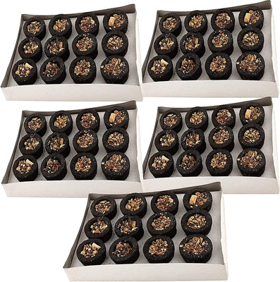 Airofine Fragrance Black Cup Sambrani Guggul Dhoop(Pack of 5)