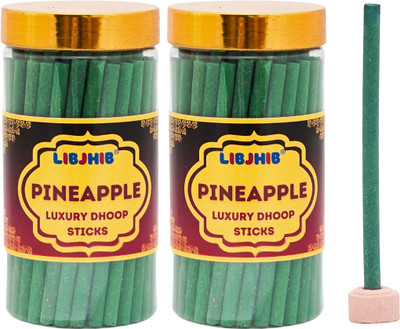 LIBJHIB Pineapple Dhoop Sticks (2 Box of 120 Grams each) Pineapple(2 Units, Set of 2)