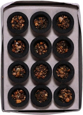 MAA SHAKTI Pure Guggal Loban Sambrani Dhoop Cups Pack(12 Pcs) with guggal fragrance Guggul Dhoop
