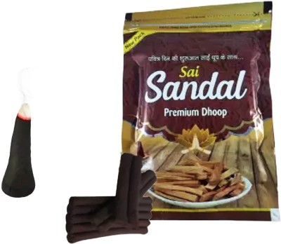 PRABHU zipper (pack of 1) Sandal/Chandan Scented Premium Incense Dhoopbatti Chandan Sandal Dhoop