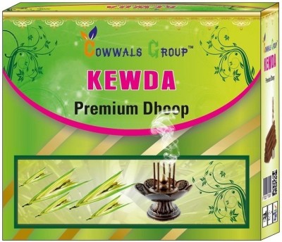 COWWAL'S GROUP Kewda Dhoop Sticks Pure Organic Herbal Mix 60 Sticks 100 Gm Pack of – 1 Dhoop