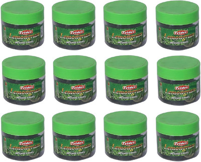 TRIDEV LEMON GRASS 90 CONE 12 Floral Dhoop(Pack of 12)