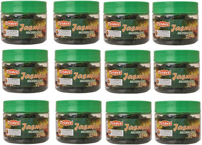 TRIDEV JASMINE 90 CONE 12 Jasmine Dhoop(Pack of 12)