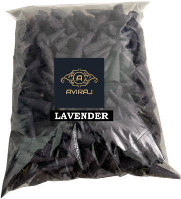 aviraj Incense Cone Dhoop Lavender 1kg Pack For Pooja I Lavender Fragrance Non - Toxic Lavender Dhoop