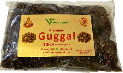 verceys Pure Guggul/Guggal for Pooja/Pujan/Havan - 100 gm Guggul Dhoop