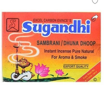 Dhoop aggarbatti samagri Sugandhi/ Sambrani Dhuna Dhoop 6Pc Pack of_1 Guggul, Sandal Dhoop(Pack of 6)
