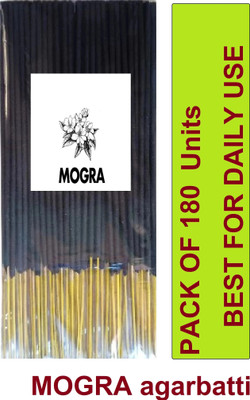 GODSUN Mogra Premium agarbatti for temple pooja and dhoop incense Sticks Floral, Blossom Dhoop(Pack of 180)