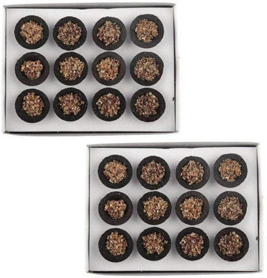 SRK TREADING Pure Natural Fragrance Hawan Loban Dhoop Cups Combo Pack Of 24 Pcs Dhoop Cups Guggul Dhoop(Pack of 2)
