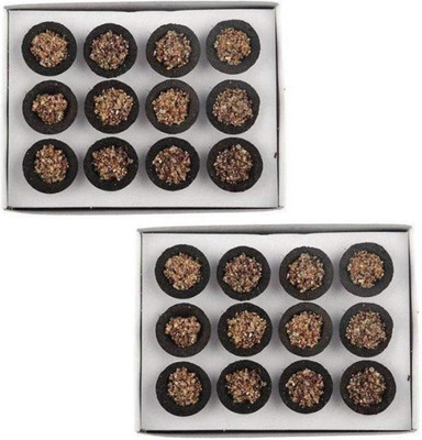 Airofine Fragrance Natural Sambrani Dhoop Cups Pack of 12 Dhoop Cups for Home Puja_2 Guggul Dhoop(Pack of 2)