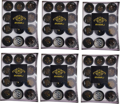 aviraj Sambrani Dhoop Cups With Chandan Incense Loban Cups I Guggal 72 cups Sandal Dhoop