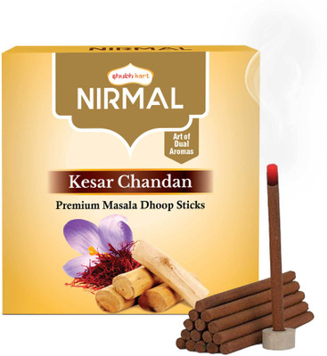 Shubhkart Nirmal Kesar Chandan Wet Dhoop - 20 Sticks Dhoop
