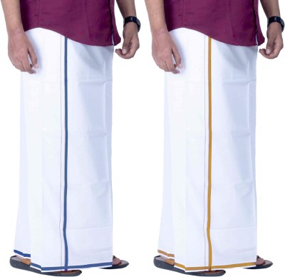 TUNI MANI Luxury Cotton Striped Men Dhoti