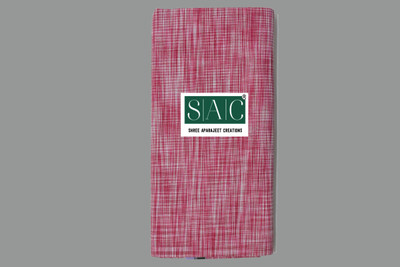 SAC SHREE APARAJEET CREATIONS Premium quality Men's Pink Khadi print Khadi cotton lungi Solid Men Dhoti