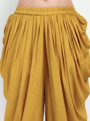 SK Creation Women's Solid Rayon DhotI/Patiala Pants Stylish & Comfortable for Every Occasion Solid Women Dhoti