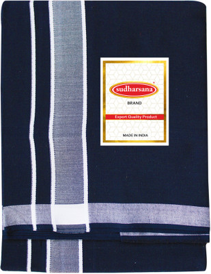 sudharsana Plain Checkered Men Dhoti
