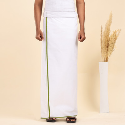 GREEN TEE men solid dhoti Solid Men Dhoti