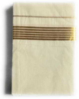 WOODLOOM Handloom Mundu Self Design, Woven Men Dhoti