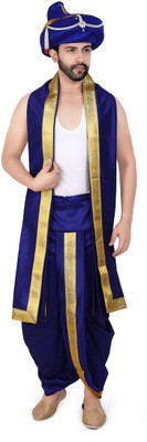 PRIYAKANT SAFAWALA BLUE PESHWAI 40 DHOTI SET Solid Men Dhoti