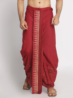 Nakshi Printed Men Dhoti