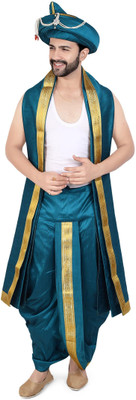 PRIYAKANT SAFAWALA MORPIECE PESHWAI 40 DHOTI SET Solid Men Dhoti
