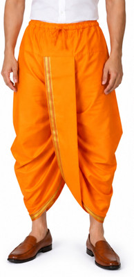 Shomyra Creations Readymade free size cotton blend Men, Ready to wear Solid Men Dhoti