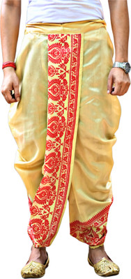 GOURI COLLECTIONS Ready To Wear Pant System Marwadi Printed Embellished Men Dhoti