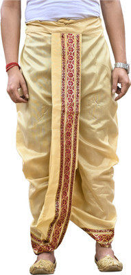 GOURI COLLECTIONS Ready To Wear Pant System With Adjustable Drawstring PREMIUM QUALITY Marwadi Embellished Men Dhoti