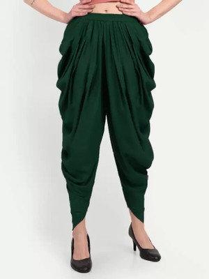 SSR FASHION Stylish/Loose Fit Women's Solid Rayon Fabric Dhoti Pant/Patiala/Harem Pant Solid Women Dhoti