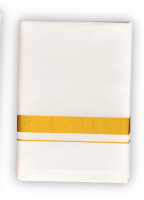 Sri Vijaylakshmi Textiles Dhoti/Mundu Solid Men Dhoti