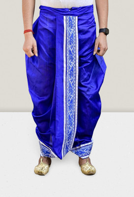 GOURI COLLECTIONS Ready To Wear Premium Quality Pant System Mayur Puchha Embellished Men Dhoti