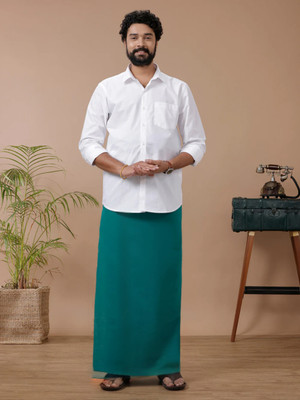 Famuzz Solid Men Dhoti