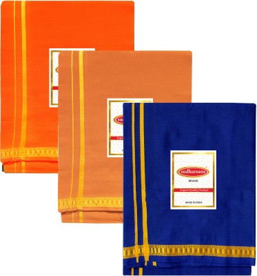 sudharsana Solid Men Dhoti