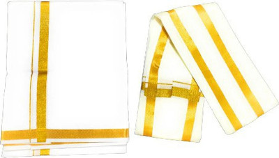 shershaan Solid Men Dhoti