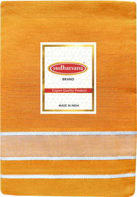 sudharsana Plain Dhoti Self Design Men Dhoti