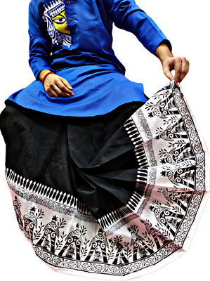 AMIT ONLINE Stylish Mour Puccha Printed Men Dhoti