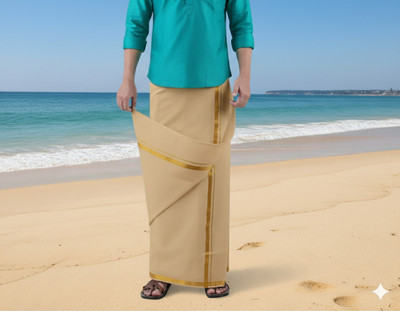 Gugaliya Solid Men Dhoti