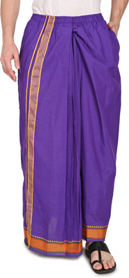 GOWRI TEX Woven Men Dhoti